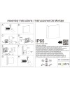 HUEZ * APLIQUE LED IP65 5W 3000K BLANCO